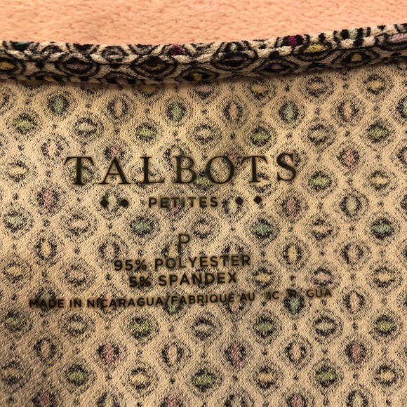 Talbots Patterned Blouse - Picture 5 of 7